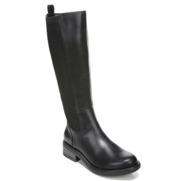 LIFESTRIDE Black Leather Boots - Picture 1 of 9